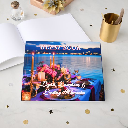 光、笑顔、永遠の記憶のゲストブック ゲストブック (正面見開き)