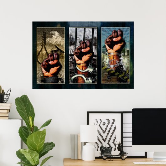 克服しよう ポスター (ホームオフィス)