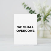 克服しよう ポストカード (スタンド正面)