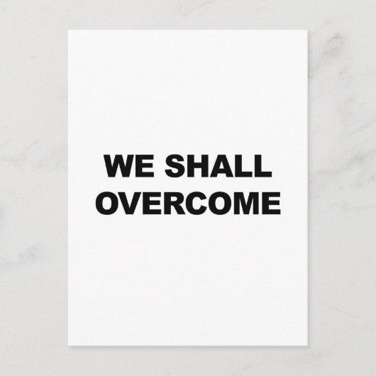 克服しよう ポストカード (正面)