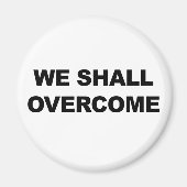 克服しよう マグネット (正面)