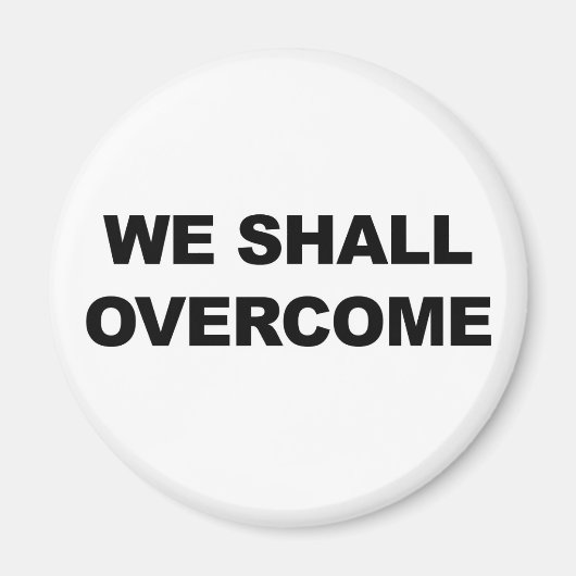 克服しよう マグネット (正面)