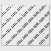 克服しよう ラッピングペーパー (フラット)