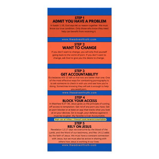 克服する方法 ラックカード (裏面)