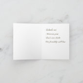 免状および卒業の帽子(乳鉢板) カード (内部)