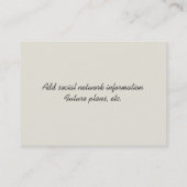 免状のボーダーは配ります コーリングカード (裏面)