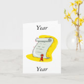 免状 カード (黄色い花)