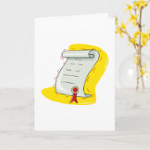 免状 カード (黄色い花)