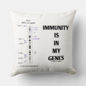 免疫は私の遺伝子免疫学の染色体にある6 クッション (裏面)