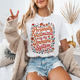 免疫システムの犠牲者スプーニー Tシャツ