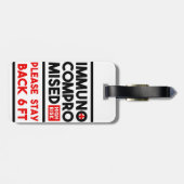 免疫不全高リスク移動度Aideラベル ラゲッジタグ (裏面横)