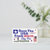 免疫健康社会主義 名刺 (スタンド正面)