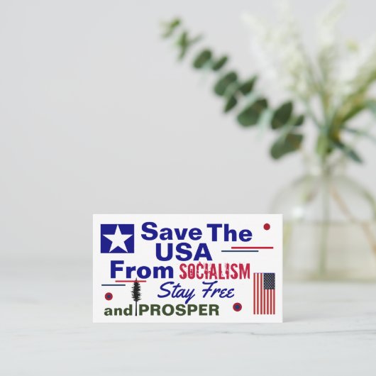 免疫健康社会主義 名刺 (スタンド正面)