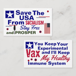 免疫健康社会主義 名刺