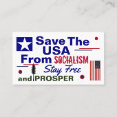 免疫健康社会主義 名刺 (正面)