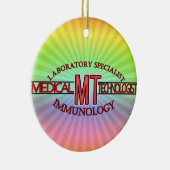 免疫学専門医MT医療技術者 セラミックオーナメント (右)