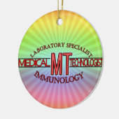 免疫学専門医MT医療技術者 セラミックオーナメント (左)