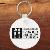 免疫学生き延び キーホルダー (正面)