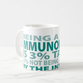 免疫学者3%の才能 コーヒーマグカップ (正面左)