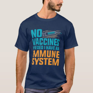 免疫系アンチ-Vax Tシャツ