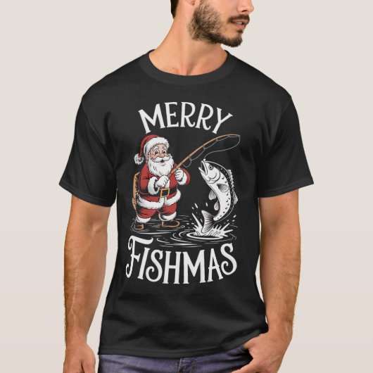 免許証を持った魚 Tシャツ (正面)