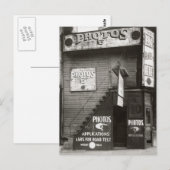 免許証写真スタジオ 1934年 ポストカード (正面/裏面)