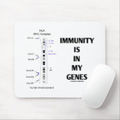 免除は私の遺伝子(免疫学の染色体6)にあります マウスパッド (マウス)