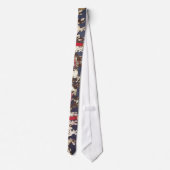 兎の相撲,芳藤相撲うさぎ,吉藤,浮世絵 ネクタイ (裏面)