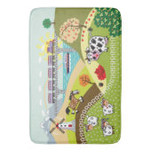 児童イラストレーション バスマット (正面縦)