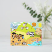 児童イラストレーション ポストカード (スタンド正面)