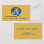 児童セラピスト相談 名刺 (正面/裏面)