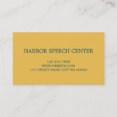 児童セラピスト相談 名刺 (裏面)