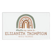 児童ナース助産師病院かわいい 名札 (正面)
