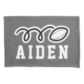 児童室のためのカスタムなラグビーのスポーツの枕カバー 枕カバー (正面)