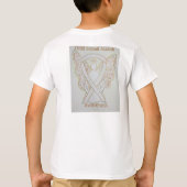 児童性的暴行認識度ホワイトリボンティー Tシャツ (裏面)