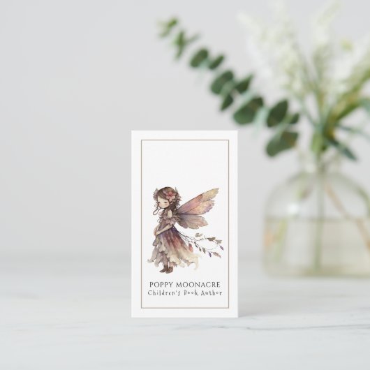 児童書作家作家フェアリー 名刺 (スタンド正面)