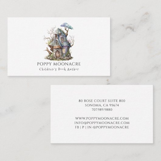 児童書作家名刺 名刺 (正面/裏面)