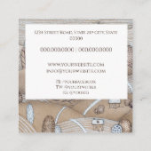 児童書作家 スクエア名刺 (裏面)