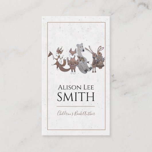 児童書作家 名刺 (正面)