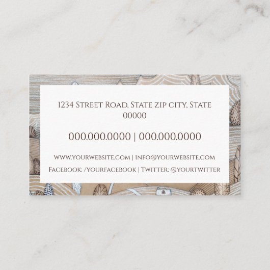 児童書作家 名刺 (裏面)