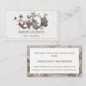 児童書作家 名刺 (正面/裏面)