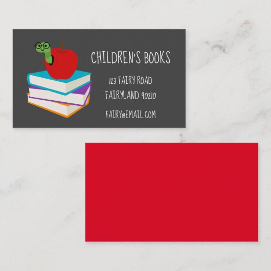 児童書児童図書・おもちゃ 名刺 (正面/裏面)