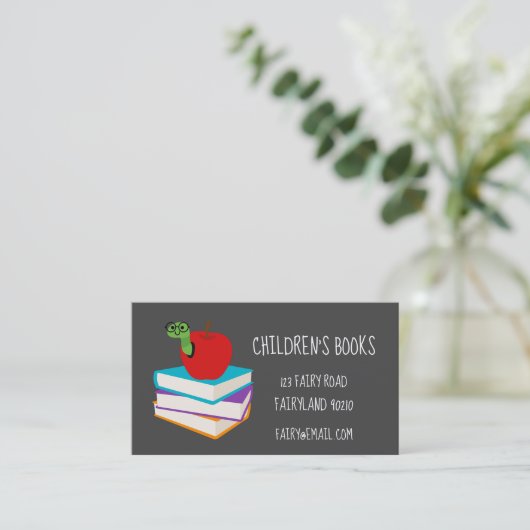 児童書児童図書・おもちゃ 名刺 (スタンド正面)