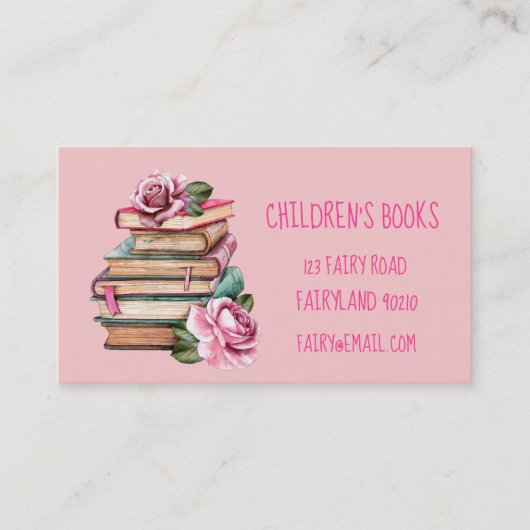 児童書児童書店・おもちゃバス 名刺 (正面)