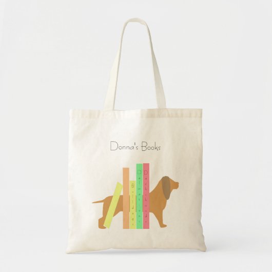 児童書及び犬 トートバッグ (正面)