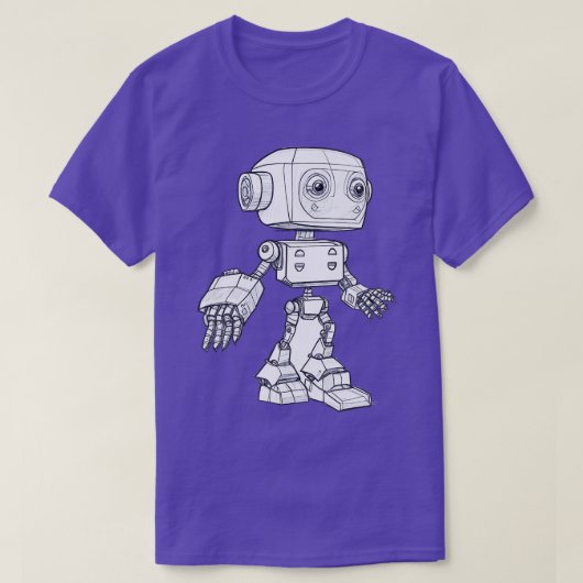 児童書用3次元スケッチロボット Tシャツ (デザイン正面)