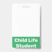 児童生活学生 バッジ (Back)