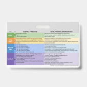 児童生活発展病院ストレッサーバッジ バッジ (裏面)