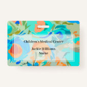 児童病院の医療スタッフ名バッジ バッジ (正面)