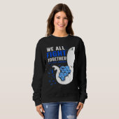 児童虐待認識度我々は一緒に戦うエレファ スウェットシャツ (正面フル)